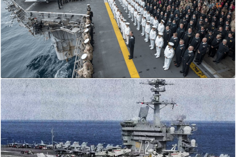How 5,000 People Eat, Sleep, and Work in the Middle of the Ocean on 13B$ Aircraft Carrier