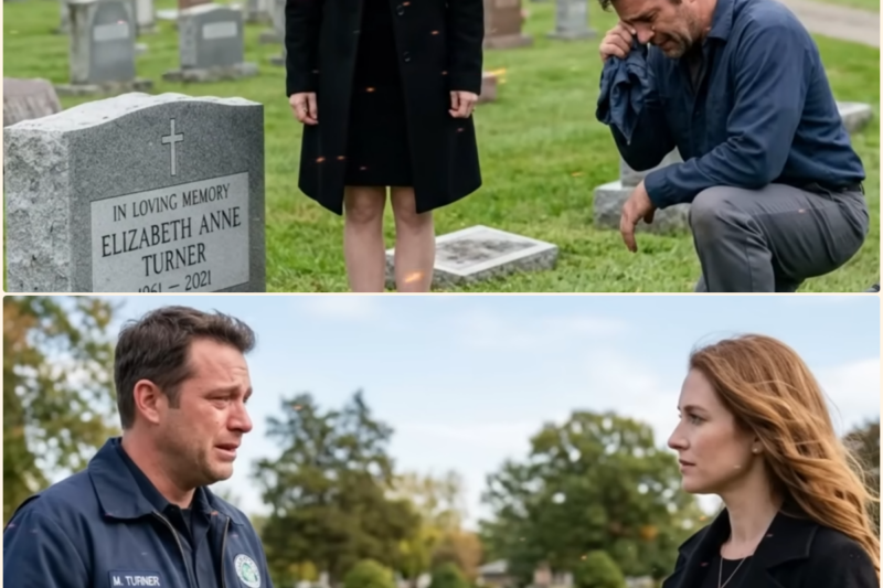 Billionaire Visits Her Father’s Grave, Only to Find a Single Dad Janitor Crying There