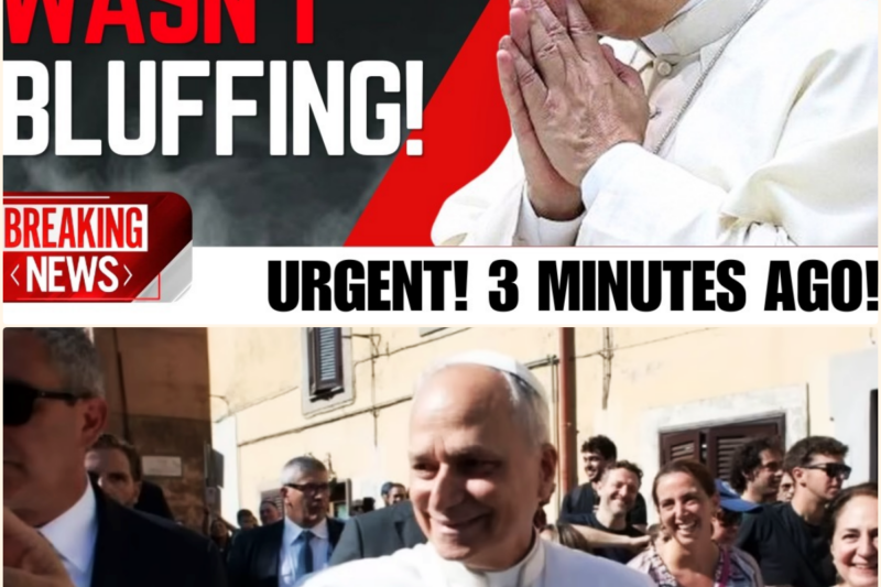 Pope Leo XIV’s Final Warning Before July 1 — What Happens to the Rebels at Midnight
