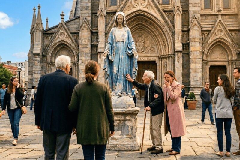 Easter Miracle? Daughter Brings Father with Alzheimer’s to Virgin Mary – And He Says the UNTHINKABLE