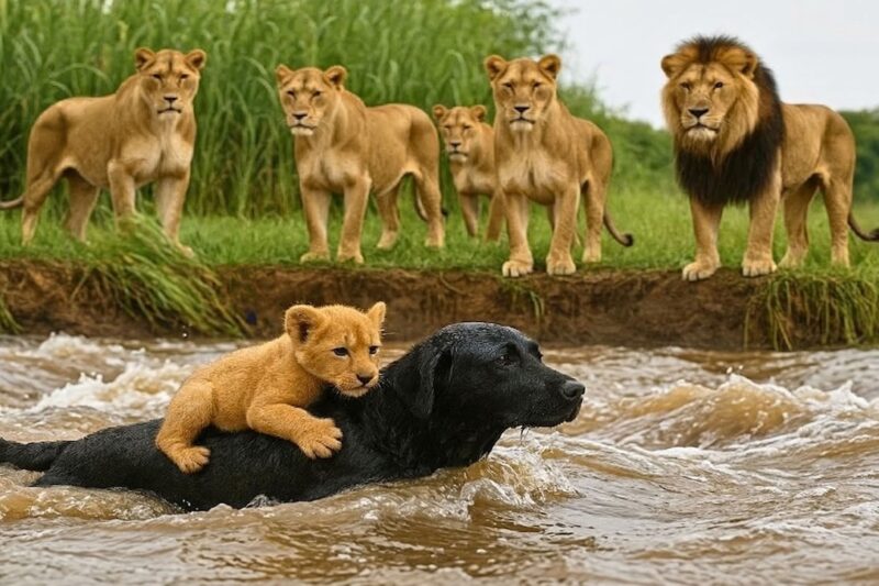 Animal Rescue: A Dog Rescued a Lion Cub From the Flood — Then the Lions Did the Unthinkable