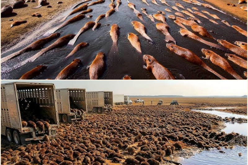U.S. Released Hundreds of Giant Beavers Into the Desert With Zero Water to See What Happens