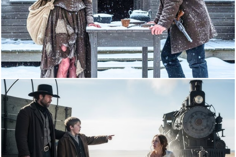 The Rancher Stopped Cold When His Son Whispered, “Papa… That’s Her” in the Snow