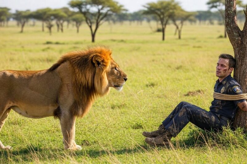 Lion Finds Ranger Tied in the Savannah, The Ending Will Leave You Speechless