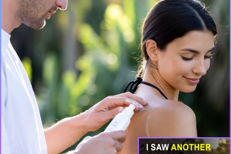 I Saw Another Man Putting Sunscreen at My Wife, She Smiled, But I Realised Something Else