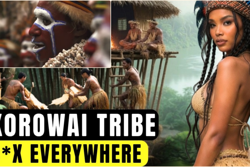MOST SINFUL Tribe On Earth: Real Life of the Korowai tribe in the New Guinea