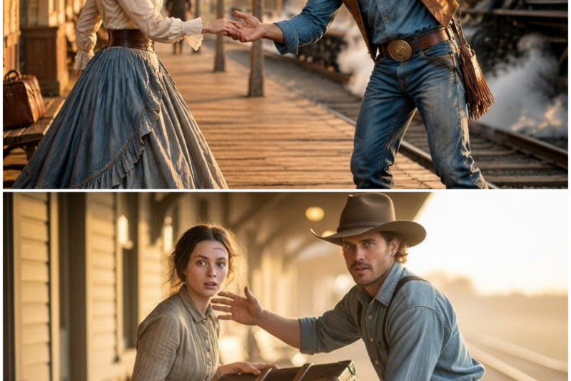 “Mail Order Bride Left at Station – Cowboy Picks Her Suitcase and Claims Her Wife”